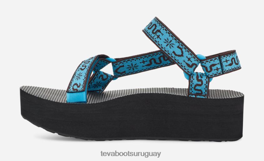 Teva 2PD2D648 plataforma plana universal para mujer bandana acuario
