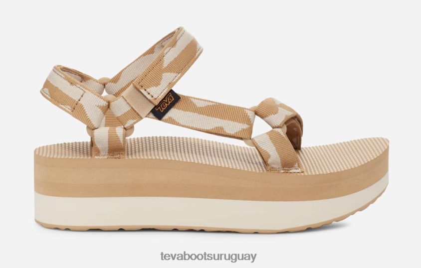 Teva 2PD2D649 plataforma plana universal para mujer equilibrio de estrella de mar