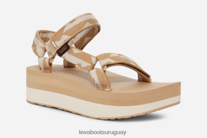 Teva 2PD2D649 plataforma plana universal para mujer equilibrio de estrella de mar