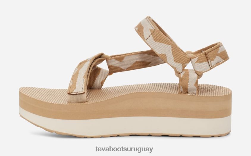 Teva 2PD2D649 plataforma plana universal para mujer equilibrio de estrella de mar
