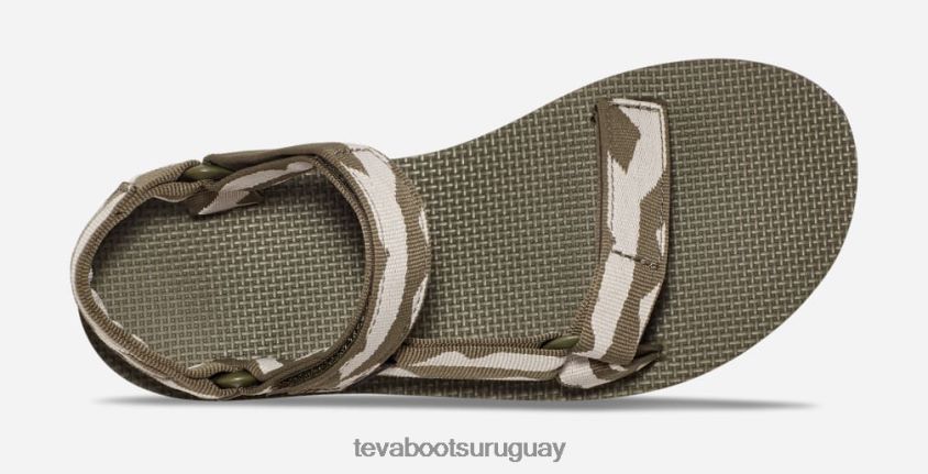 Teva 2PD2D650 plataforma plana universal para mujer equilibrio aceituna quemada