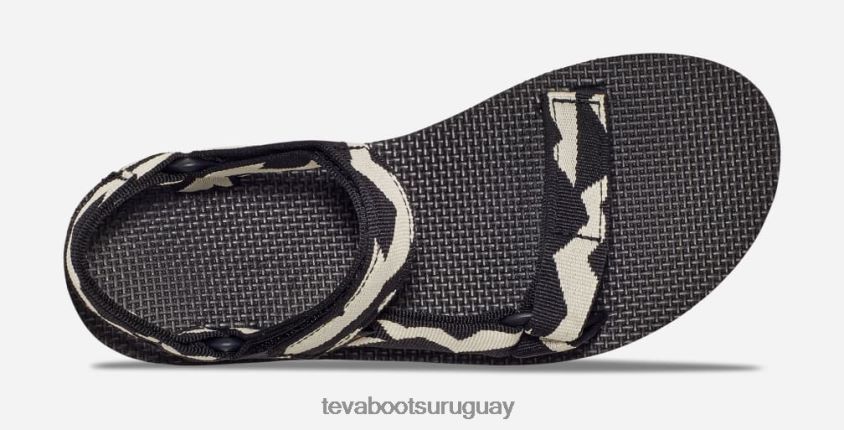 Teva 2PD2D651 plataforma plana universal para mujer equilibrio negro