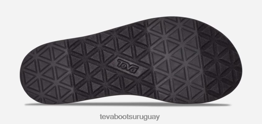 Teva 2PD2D651 plataforma plana universal para mujer equilibrio negro