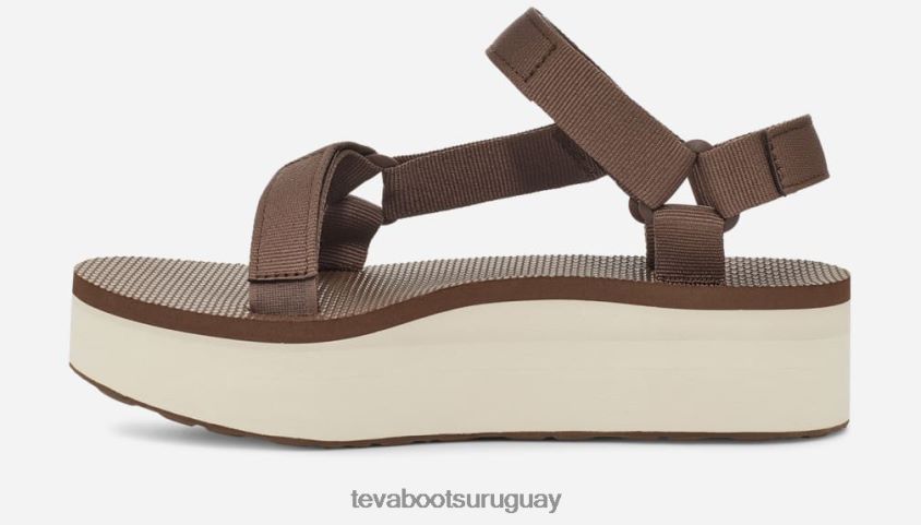 Teva 2PD2D652 plataforma plana universal para mujer marrón/abedul