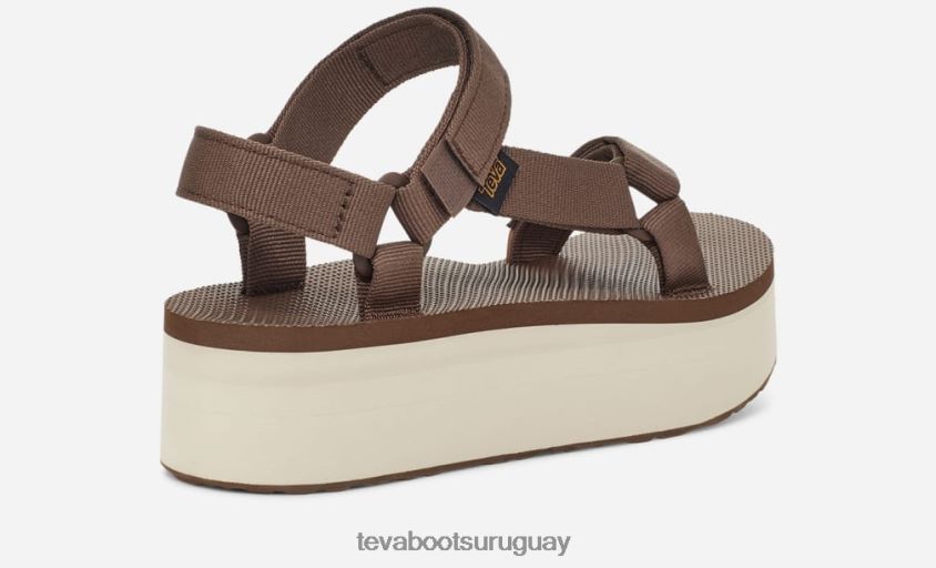 Teva 2PD2D652 plataforma plana universal para mujer marrón/abedul