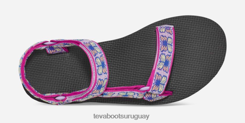 Teva 2PD2D653 plataforma plana universal para mujer mariposa lila