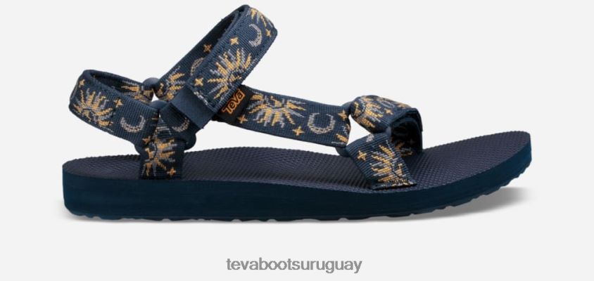Teva 2PD2D65 universales originales para mujer insignia del sol y la luna azul