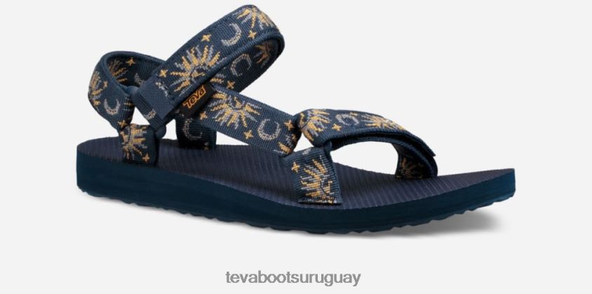 Teva 2PD2D65 universales originales para mujer insignia del sol y la luna azul