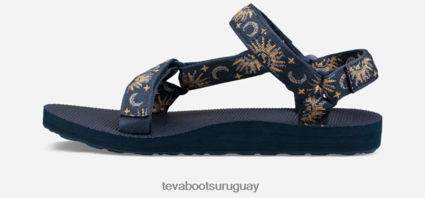 Teva 2PD2D65 universales originales para mujer insignia del sol y la luna azul