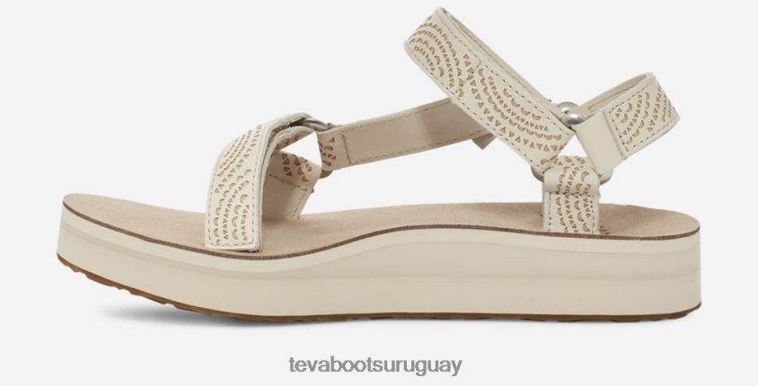 Teva 2PD2D675 geométrico universal de forma media para mujer cisne blanco