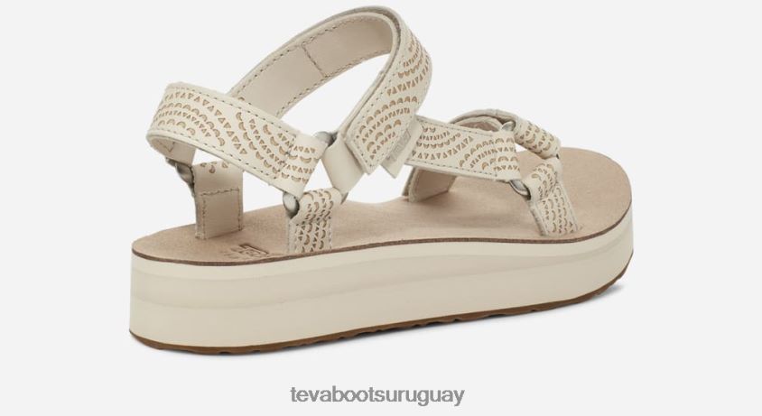 Teva 2PD2D675 geométrico universal de forma media para mujer cisne blanco