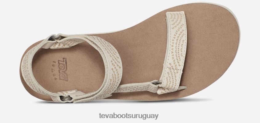 Teva 2PD2D675 geométrico universal de forma media para mujer cisne blanco