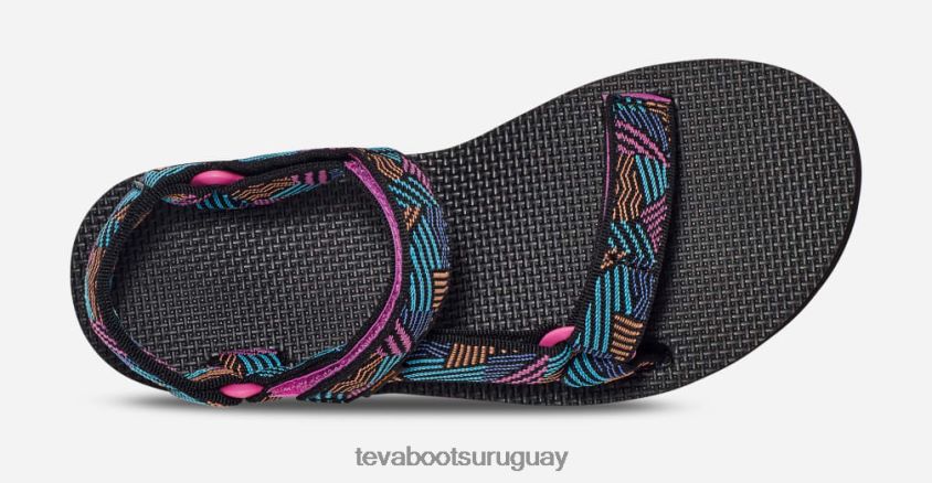 Teva 2PD2D68 universales originales para mujer negro sin bordes