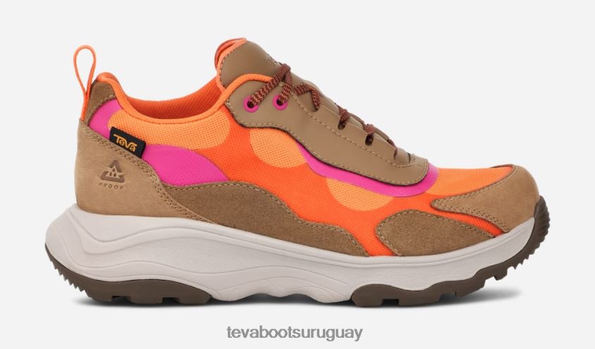 Teva 2PD2D631 geotrecca mujer baja marrón miel/rosa coral
