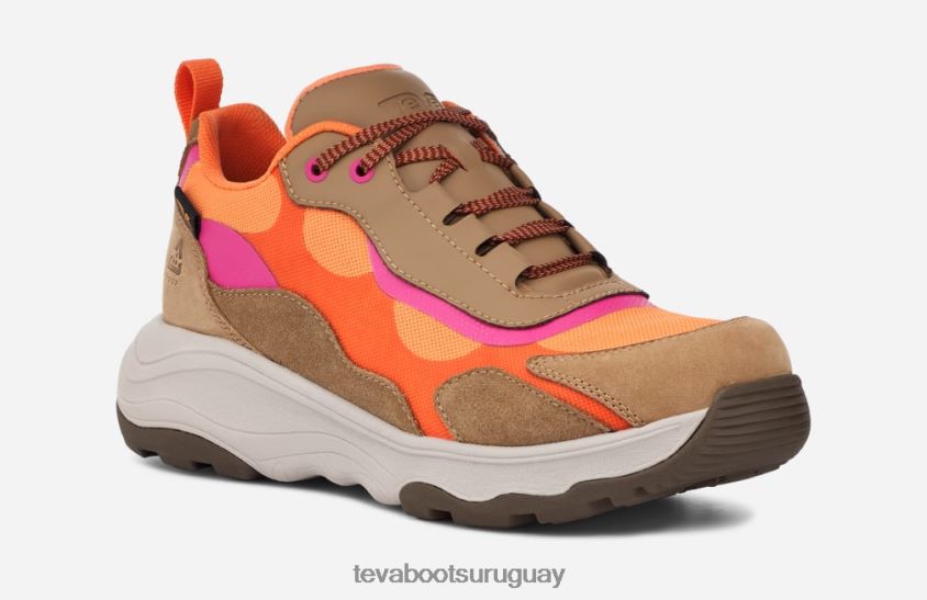 Teva 2PD2D631 geotrecca mujer baja marrón miel/rosa coral