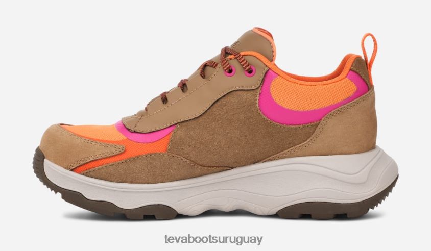 Teva 2PD2D631 geotrecca mujer baja marrón miel/rosa coral