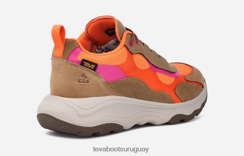 Teva 2PD2D631 geotrecca mujer baja marrón miel/rosa coral