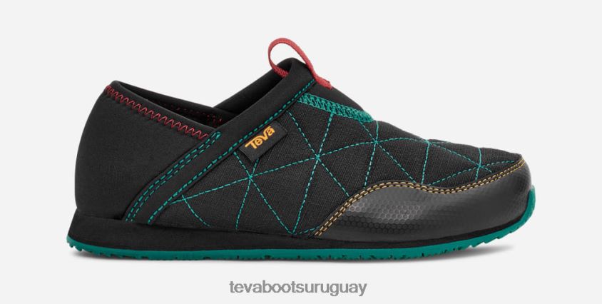 Teva 2PD2D6364 los niños recuerdan negro/verde cadmio