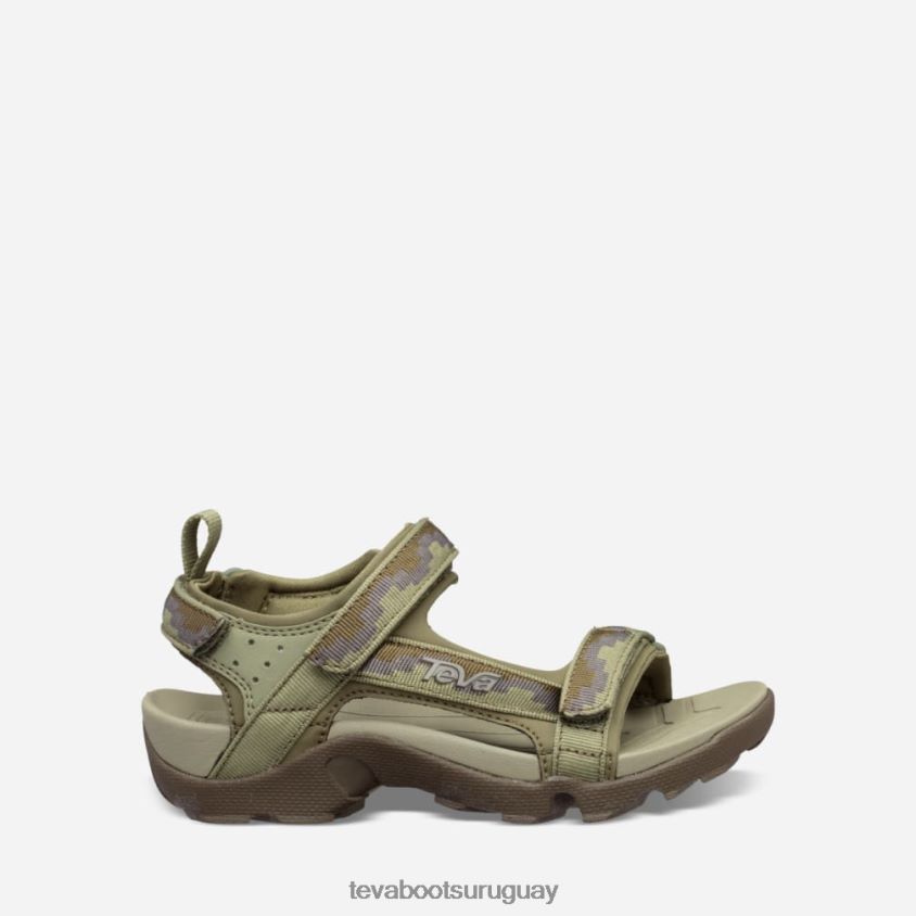Teva 2PD2D6169 tanza niños pequeños pasos oliva oscuro