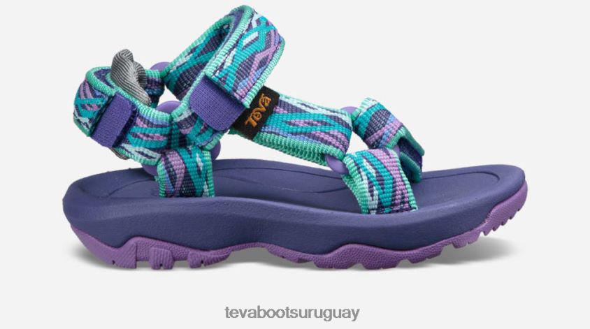 Teva 2PD2D6310 niños pequeños huracán xlt 2 delmar vidrio marino/púrpura