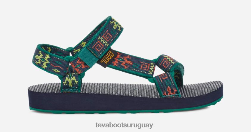 Teva 2PD2D6327 niños pequeños originales universales gecko azul marino