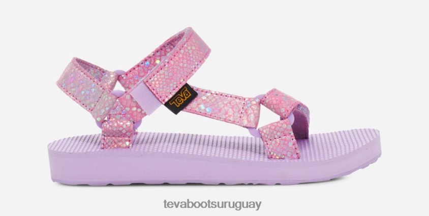 Teva 2PD2D6340 niños pequeños original universal sparklie lila pastel