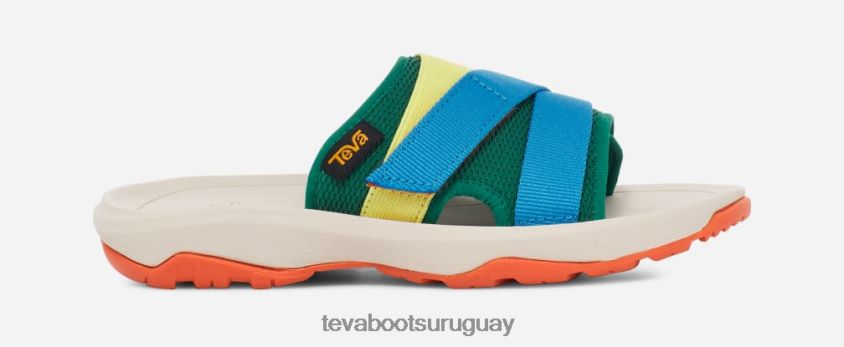 Teva 2PD2D6347 tobogán para niños pequeños al borde del huracán arcoíris