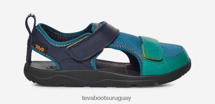 Teva 2PD2D6349 niños buscadores de huracanes coral azul multicolor