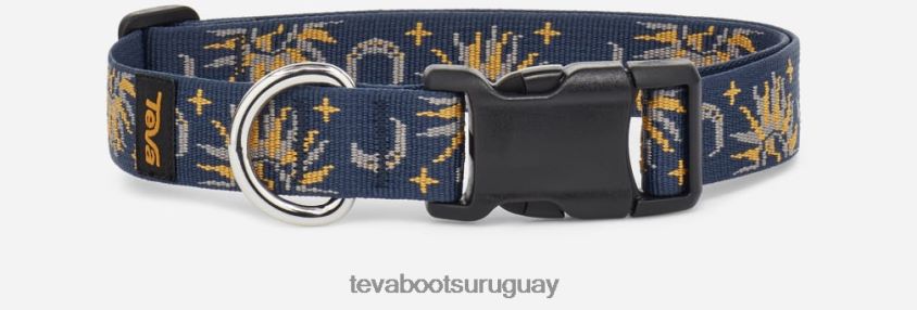 Teva 2PD2D61 collar para perros unisex 25mm insignia del sol y la luna azul