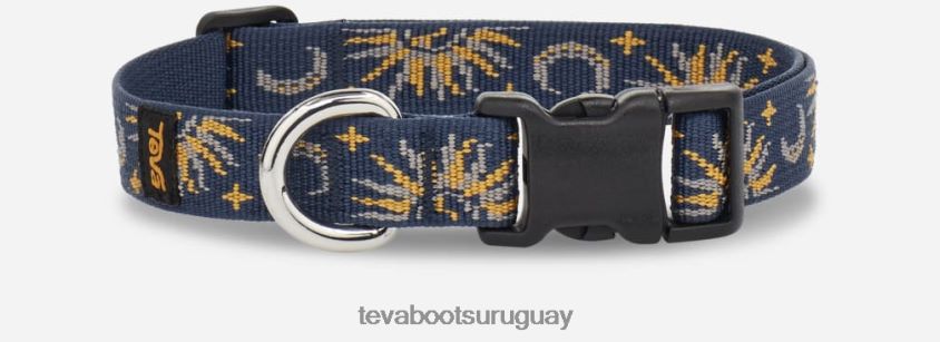 Teva 2PD2D6214 collar para perros unisex 19mm insignia del sol y la luna azul